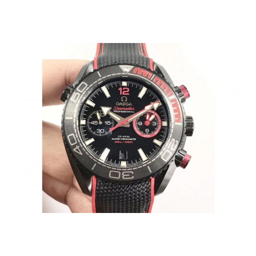 Omega Seamaster Planet Ocean 600m Volvo Ocean Race PVD OMF Best Edition on Nylon Strap A9900