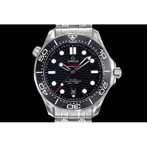 Omega Seamaster Diver 300M OM Best Edition Black Ceramic Black Dial on SS Bracelet A8800 Omega Seamaster Diver 300M OM Best Edition Black Ceramic Black Dial on SS Bracelet A8800