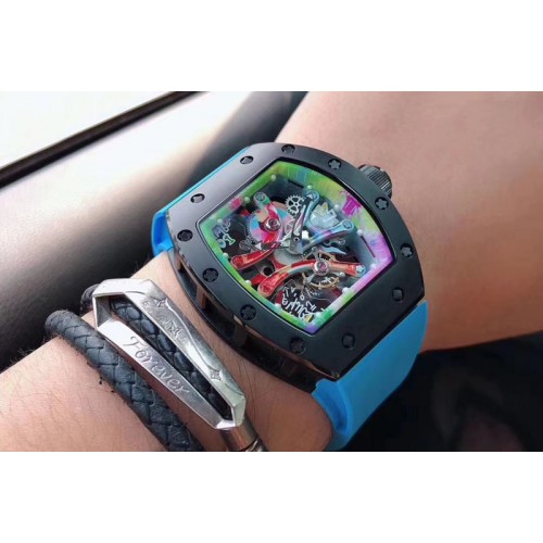 Richard Mille RM 68-01 Tourbillon Cyril Kongo on Blue Nylon Strap Richard Mille RM 68-01 Tourbillon Cyril Kongo on Blue Nylon Strap