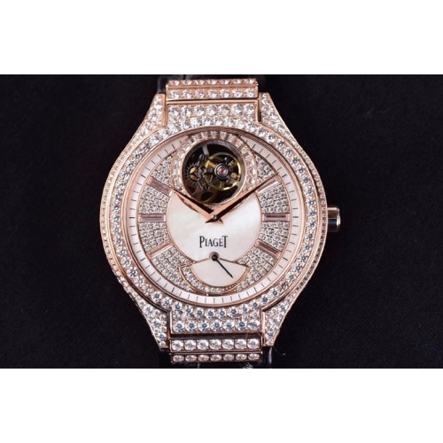 Piaget Polo G0A38148 Real Tourbillon R8 Best Edtion RG/LE Diamond Bezel Cal.600P