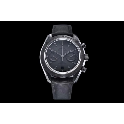 Omega Speedmaster "Dark Side of The Moon" Real Ceramic OMF 1:1 Best Edition Black Black on Nylon Strap A9300