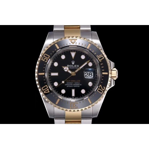 Rolex Sea-Dweller 126603 ARF 1:1 Best Edition 904L Case Black Dial SS/YG Oyster Bracelet A2824 Rolex Sea-Dweller 126603 ARF 1:1 Best Edition 904L Case Black Dial SS/YG Oyster Bracelet A2824