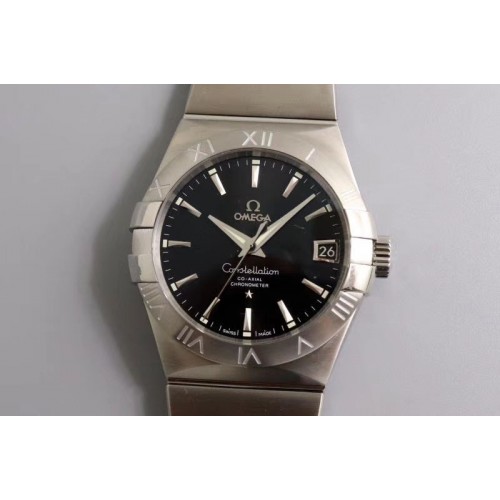 Omega Constellation 38mm SS VSF 1:1 Best Edition Black Dial Stick Markers on SS Bracelet A8500 Super Clone Omega Constellation 38mm SS VSF 1:1 Best Edition Black Dial Stick Markers on SS Bracelet A8500 Super Clone
