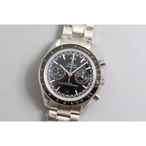 Omega Speedmaster Moonwatch OMF 1:1 Best Edition Black Dial SS Hand on SS Bracelet A9900