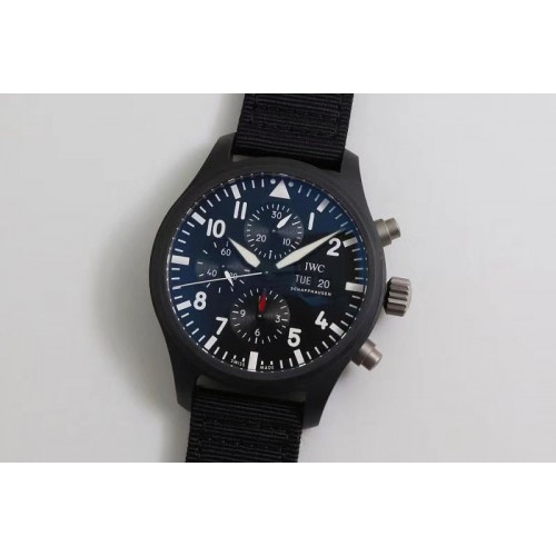 IWC 2019 New TOP GUN IW389101 Real Ceramic ZF 1:1 Best Edition on Black Nylon Strap A7750 IWC 2019 New TOP GUN IW389101 Real Ceramic ZF 1:1 Best Edition on Black Nylon Strap A7750