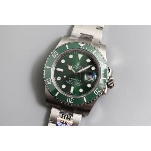 Rolex Submariner 116610 LV Green Ceramic 904L HM 1:1 Best Edition on SS Bracelet A3135 Rolex Submariner 116610 LV Green Ceramic 904L HM 1:1 Best Edition on SS Bracelet A3135