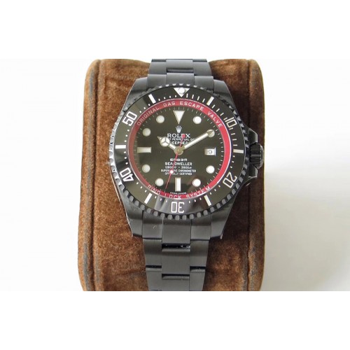 Rolex Sea-Dweller 116660 Bamford PVD VRF Best Edition Black Dial on SS Bracelet A2836