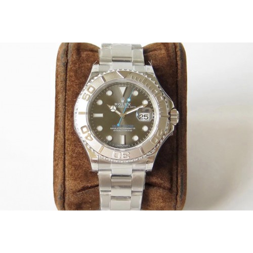 Rolex Yacht-Master 116622 VRF 1:1 Best Edition 2016 Baselworld Gray Dial on SS Bracelet A2836