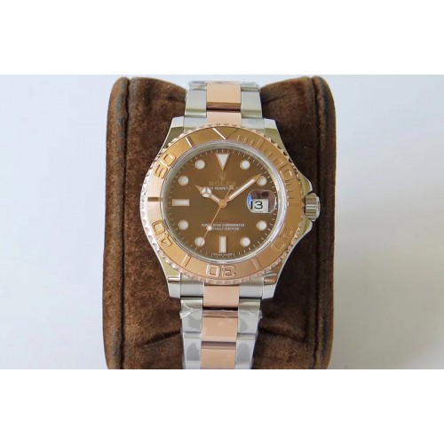 Rolex Yacht-Master 116621 SS/RG VRF 1:1 Best Edition Brown Dial on SS/RG Bracelet A2836 Rolex Yacht-Master 116621 SS/RG VRF 1:1 Best Edition Brown Dial on SS/RG Bracelet A2836