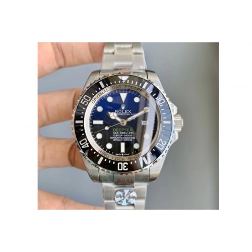 Rolex Sea-Dweller 126660 D-Blue WF 1:1 Best Edition 904L SS Case and Bracelet A3135 Clone Rolex Sea-Dweller 126660 D-Blue WF 1:1 Best Edition 904L SS Case and Bracelet A3135 Clone