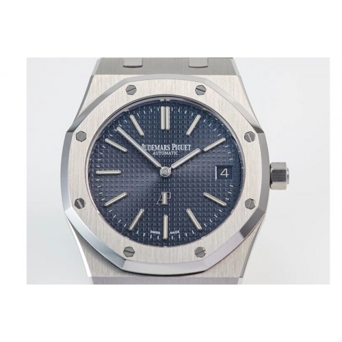 Audemars Piguet Royal Oak 39mm 15202 SS XF 1:1 Best Edition Blue Textured Dial on SS Bracelet A2121