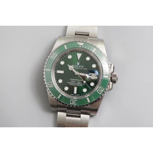 Rolex Submariner 116610 LV Green Ceramic ARF 1:1 Best Edition 904L SS Case and Bracelet A2824 V3