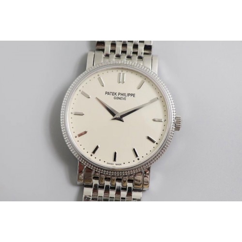 Patek Philippe Calatrava 5120G SS TW Best Edtion White Dial on SS Bracelet Cal.240 Patek Philippe Calatrava 5120G SS TW Best Edtion White Dial on SS Bracelet Cal.240