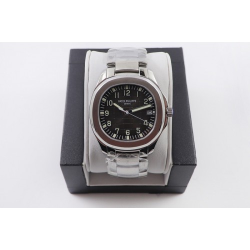 Patek Philippe Aquanaut 5167A SS ZF 1:1 Best Edition Black Dial on SS Bracelet 324CS (Free box)