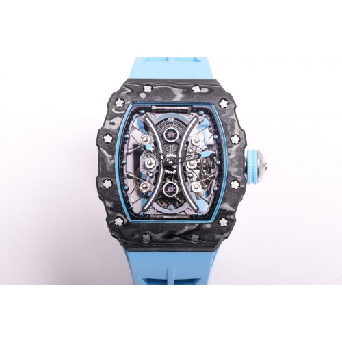 Richard Mille RM 53-01 Real Tourbillon Pablo Mac Donough JBF Best Edition on Blue Rubber Strap Richard Mille RM 53-01 Real Tourbillon Pablo Mac Donough JBF Best Edition on Blue Rubber Strap