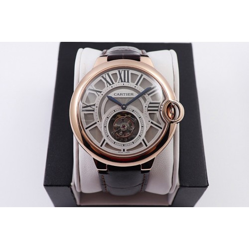 Cartier Ballon Bleu W6920021 Flying Tourbillon BBR Best Edtion RG/LE  Grey Dial Cal.9452MC