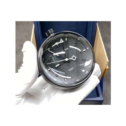 Louis Vuitton Q1Q000 Tambour All Black table clock