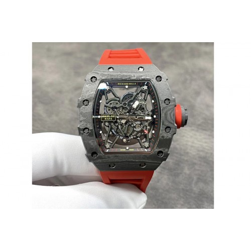 Richard Mille RM035-02 KVF Best Edition Skeleton Dial Red on Red Rubber Strap MIYOTA8215 V3 Richard Mille RM035-02 KVF Best Edition Skeleton Dial Red on Red Rubber Strap MIYOTA8215 V3