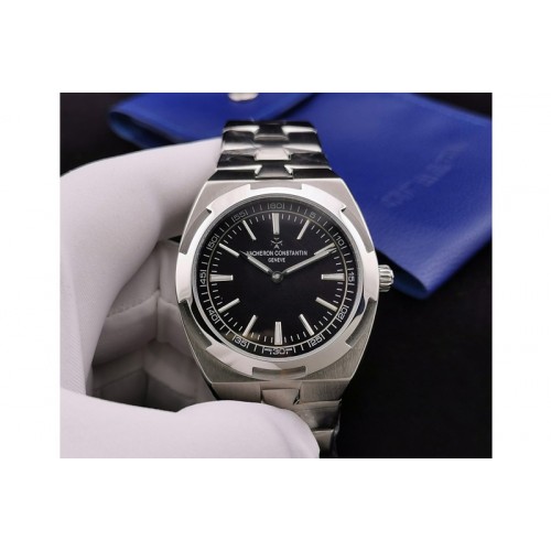 Vacheron Constantin Overseas Ultra-Thin 2000V XF Best Edition 904L Black Dial Cal.5100 Vacheron Constantin Overseas Ultra-Thin 2000V XF Best Edition 904L Black Dial Cal.5100