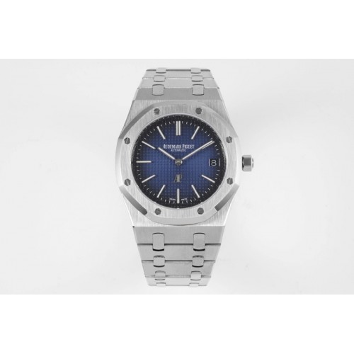Audemars Piguet Royal Oak 39mm 15202 SS KZF 1:1 Best Edition Gradient Blue Textured Dial on SS Bracelet A2121