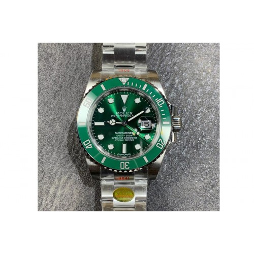Rolex Submariner 116610 LV Green Ceramic Noob 1:1 Best Edition 904L SS Case and Bracelet SA3135 V11