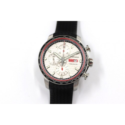 Mille Miglia 168571 SS V7F 1:1 Best Edition White Dial On Black Rubber Strap A7750 to Cal.107179 Mille Miglia 168571 SS V7F 1:1 Best Edition White Dial On Black Rubber Strap A7750 to Cal.107179