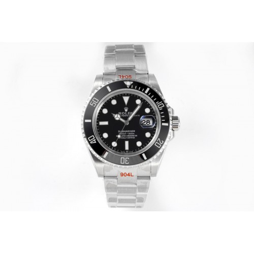 Rolex Submariner 41mm 126610 LN Black Ceramic EWF Black Dial on SS Bracelet A3235 Rolex Submariner 41mm 126610 LN Black Ceramic EWF Black Dial on SS Bracelet A3235