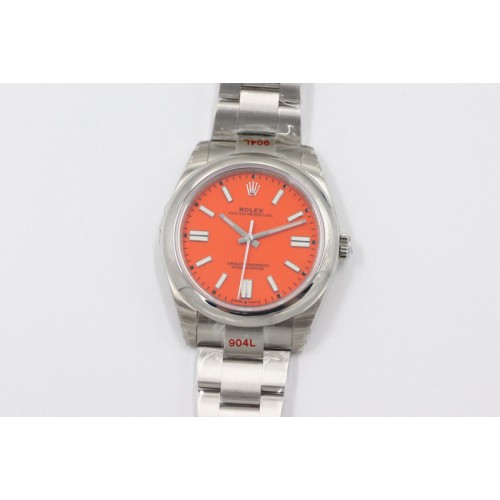 Rolex Oyster Perpetual 41mm 124300 EWF Best Edition Red Dial on SS Bracelet A3230 Rolex Oyster Perpetual 41mm 124300 EWF Best Edition Red Dial on SS Bracelet A3230