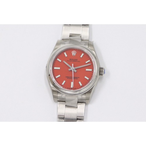 Rolex Oyster Perpetual 31mm 277200 EWF Best Edition Red Dial on SS Bracelet 6T15 Rolex Oyster Perpetual 31mm 277200 EWF Best Edition Red Dial on SS Bracelet 6T15