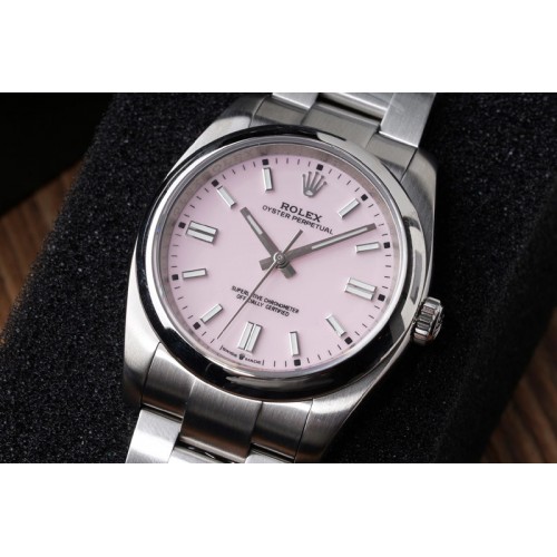 Rolex Oyster Perpetual 126000 36mm KRF 1:1 Best Edition 904L Steel Pink Dial A2824 Rolex Oyster Perpetual 126000 36mm KRF 1:1 Best Edition 904L Steel Pink Dial A2824