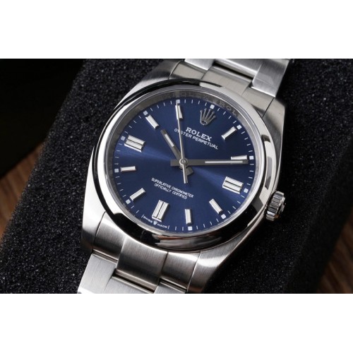 Rolex Oyster Perpetual 126000 36mm KRF 1:1 Best Edition 904L Steel Blue Dial A2824 Rolex Oyster Perpetual 126000 36mm KRF 1:1 Best Edition 904L Steel Blue Dial A2824