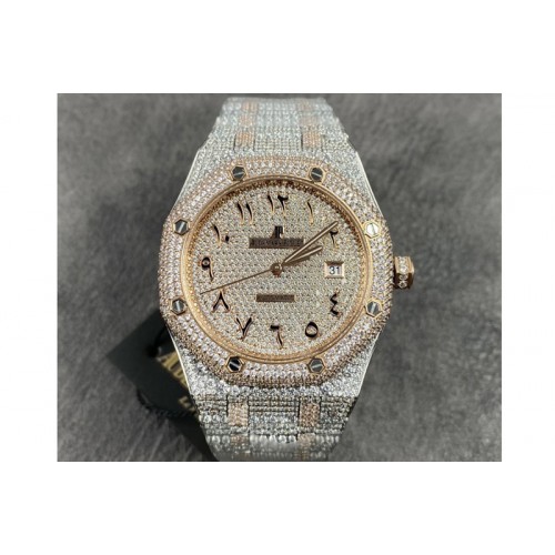 Audemars Piguet Royal Oak 41mm 15400 SS/RG Diamond TZF AP Calibre 3120
