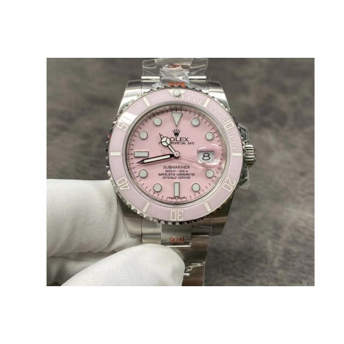 Rolex Submariner 116610 GMF Best Edtion Pink Dial A2836
