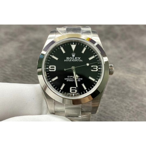 EXPLORER I 214270 2016 Baselworld 39mm Noob 1:1 Best Edition on SS Bracelet A2836