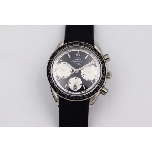 Omega Speedmaster Racing Chrono 40mm HRF SS/RU Blk/Wht HRF C3330