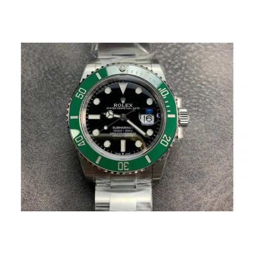 Rolex Submariner 41mm 126610 LV Kermit 904L Steel VSF 1:1 Best Edition VS3235