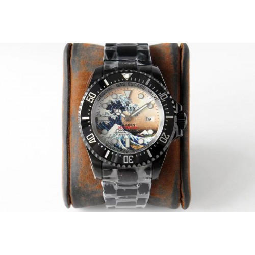 Rolex Sea-Dweller 126660 Blaken Rof 1:1 Best Edition DLC Case and Bracelet A2824