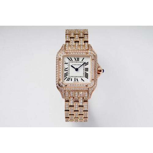 Cartier Panthere Secrete De Ladies RG Full Diamond AC Swiss Quartz Cartier Panthere Secrete De Ladies RG Full Diamond AC Swiss Quartz
