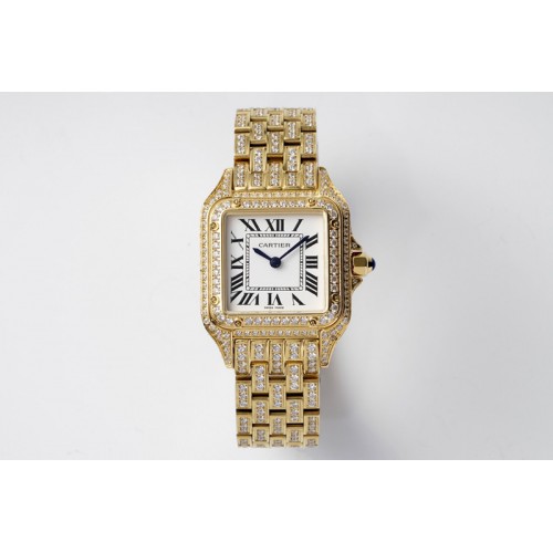 Cartier Panthere Secrete De Ladies YG Full Diamond AC Swiss Quartz Cartier Panthere Secrete De Ladies YG Full Diamond AC Swiss Quartz