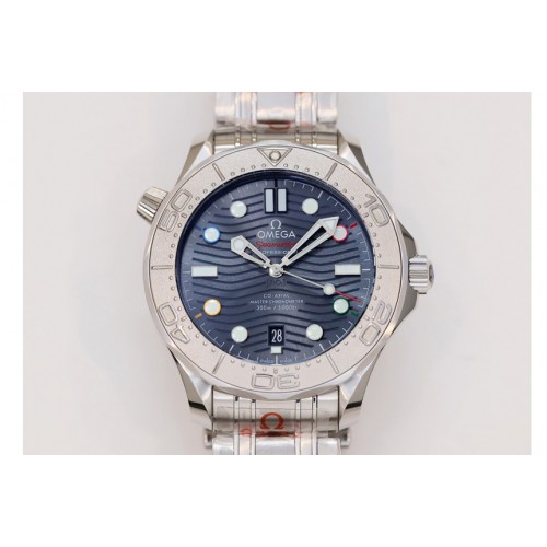 Seamaster Diver 300M Nekton ORF 1:1 Best Edition Black Dial on SS Bracelet A8806