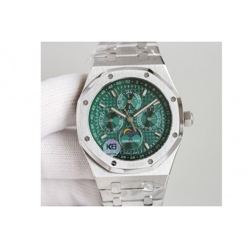 Audemars Piguet Royal Oak 41mm Complicated 26574 SS APSF1:1 Best Edition Green Dial on SS Bracelet A5134 Audemars Piguet Royal Oak 41mm Complicated 26574 SS APSF1:1 Best Edition Green Dial on SS Bracelet A5134