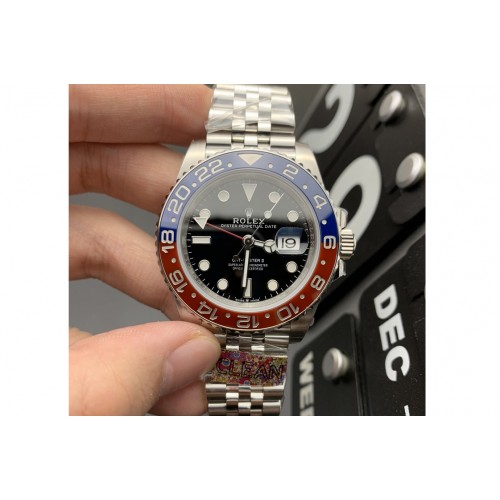 Rolex GMT Master II 126710 BLRO 904L SS Clean Factory 1:1 Best Edition on Oyster Bracelet VR3285 CHS Rolex GMT Master II 126710 BLRO 904L SS Clean Factory 1:1 Best Edition on Oyster Bracelet VR3285 CHS