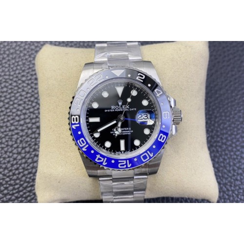 Rolex GMT Master II 116710 BLNR 904L SS GSF 1:1 Best Edition Black Dial on Bracelet VR3186 CHS V4