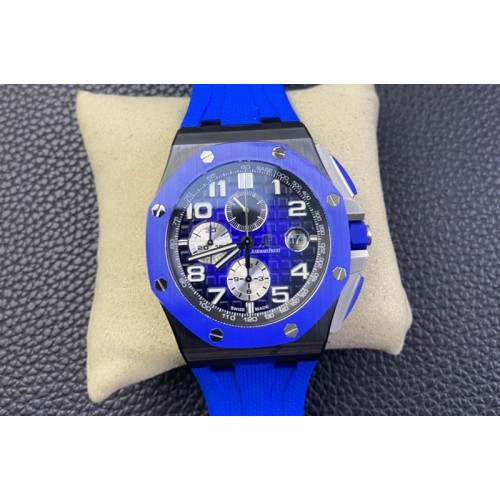 Audemars Piguet Royal Oak Offshore 2020 44mm RSF 1:1 Best Edition Blue Ceramic Bezel on Rubber Strap A3126