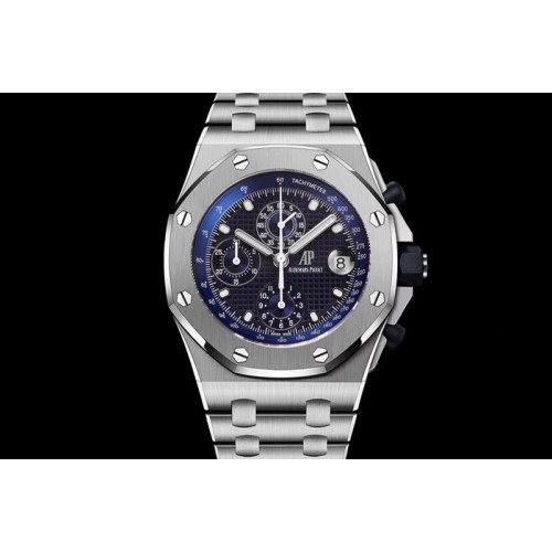 Audemars Piguet Royal Oak Offshore 42mm Re-edition SS TKF Best Edition Blue Dial on SS Bracelet A7750