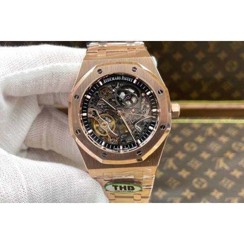 Audemars Piguet Royal Oak 41mm Openworked 15407 RG THBF 1:1 Best Edition on RG Bracelet SA3132 V2