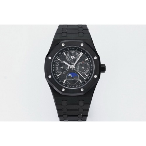 Audemars Piguet Royal Oak 41mm Perpetual Calendar 26579CE Black SS BBS Best Edition on Black SS Bracelet A5134