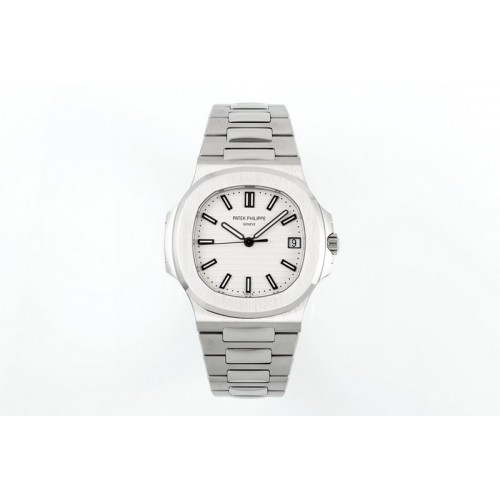 Patek Philippe Nautilus 5711 SS PPF 1:1 Best Edition White Dial on SS Bracelet A330