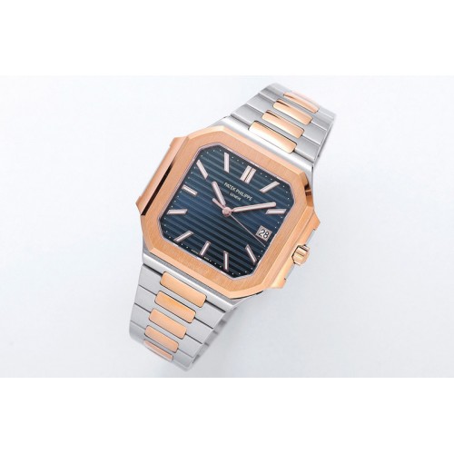 Patek Philippe Cubitus 5821 SS/RG PPF Best Edition Blue Dial on SS/RG Bracelet A330