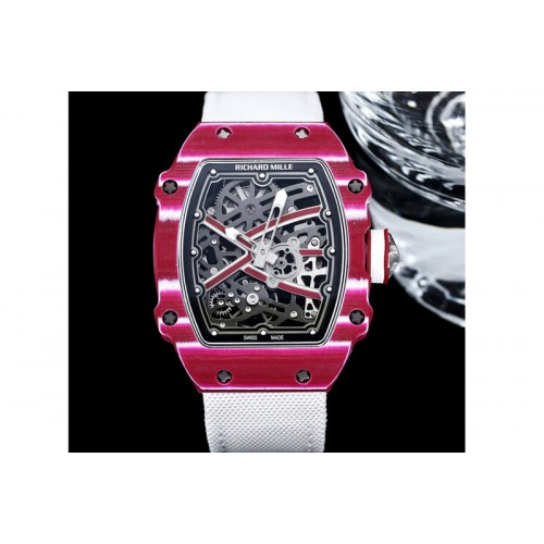 Richard Mille RM67-02 Mutaz Essa Red NTPT on White Nylon strap CRMA7 Clone